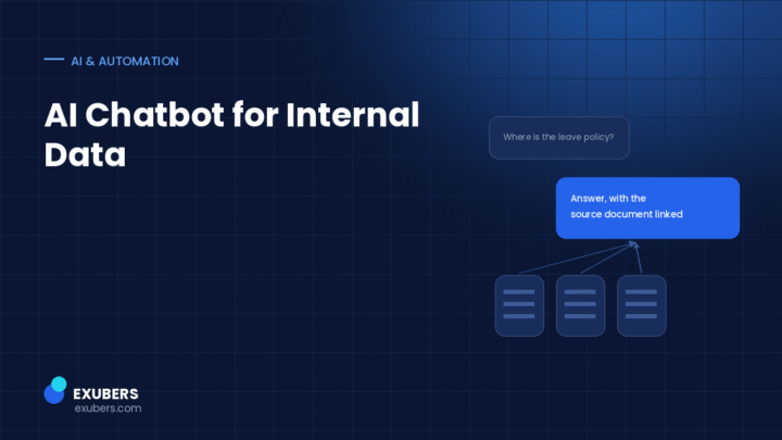 What Is an AI Chatbot for Internal Data and How It Improves Enterprise Productivity